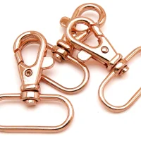 Karabiner für 30 mm Band Rosegold
