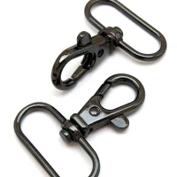 Karabiner für 30 mm Band Gunmetal