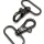 Karabiner für 30 mm Band Gunmetal