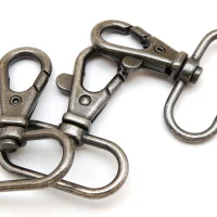 Karabiner für 30 mm Band Altsilber