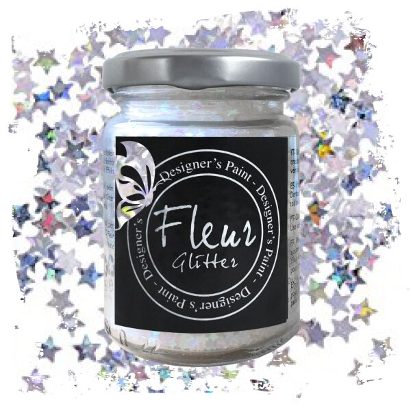 Fleur Glitter – Stelle White Rainbow