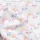 3 Wishes Fabric Baumwolle Regenbogen und Wolken Weiss