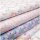 3 Wishes Fabric Baumwolle Regenbogen und Wolken Weiss