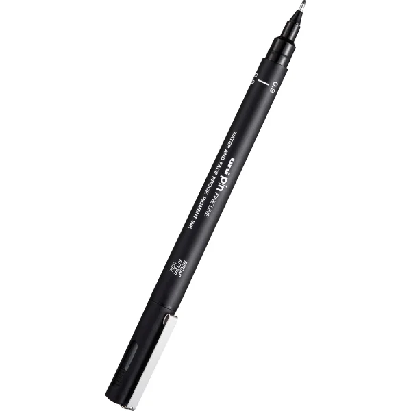 uni-ball PIN Fineliner Schwarz 09