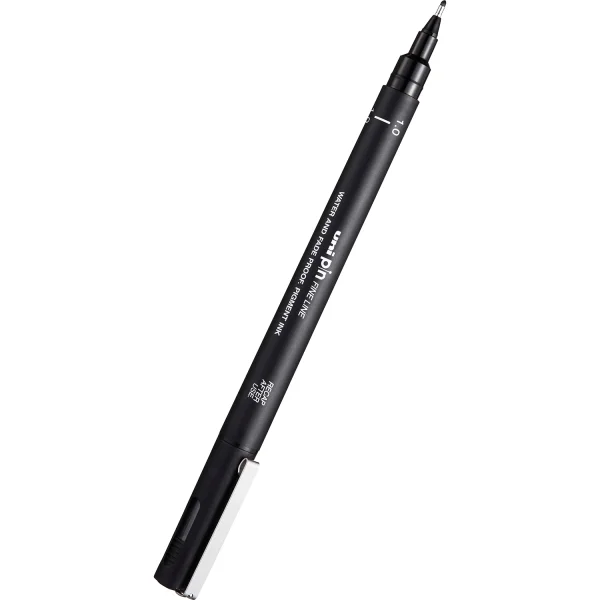 uni-ball PIN Fineliner Schwarz 10
