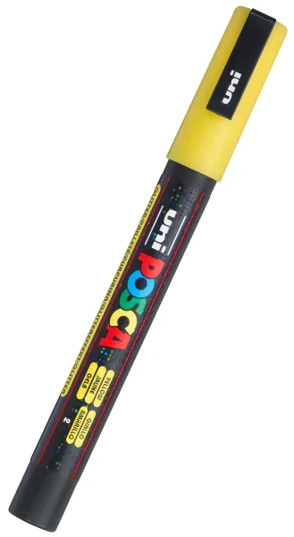 PC3M Posca Glitter Marker 0.9 - 1.3 mm gelb