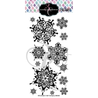 Colorado Craft Company Clear Stamp Set Nordic Snowflakes...