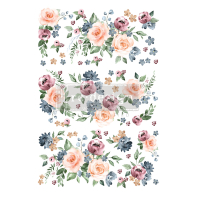Redesign Décor Transfers - Watercolor Bloom
