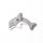 Delfin Knopf Grau