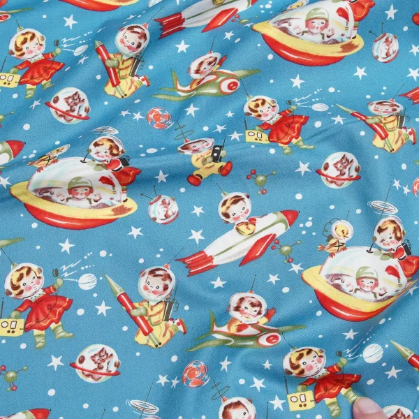 Baumwolle Retro Rocket Rascals