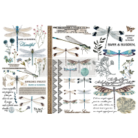 Redesign Décor Transfers Small - Spring Dragonfly