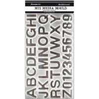 Stamperia Silikon Giessform - Alphabet
