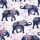 Baumwolle Bungalow Elephants