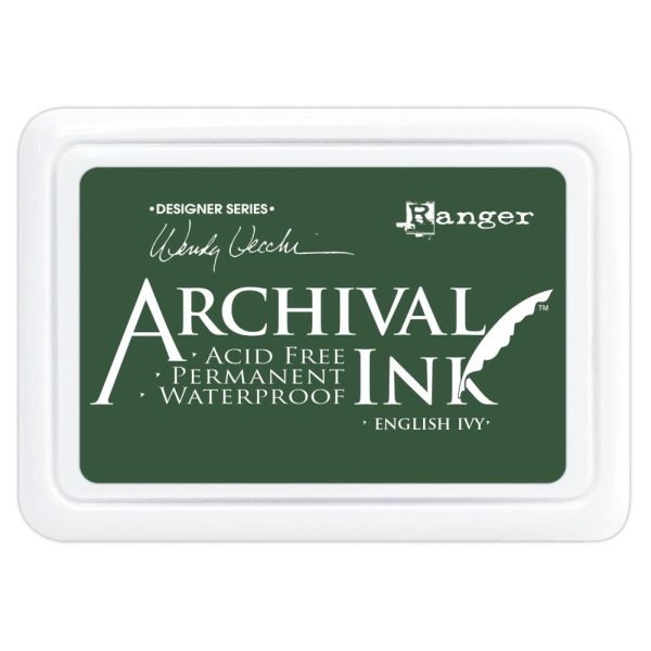 Stempelkissen Ranger Archival Ink - English Ivy