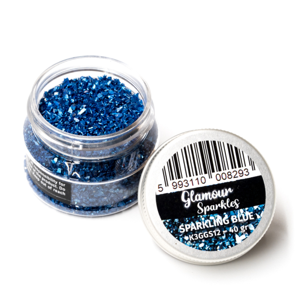 Stamperia Glamour Sparkles Sparkling Blue 40g