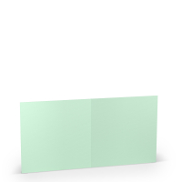 Doppelkarte quadratisch, 5 Stk, Mint