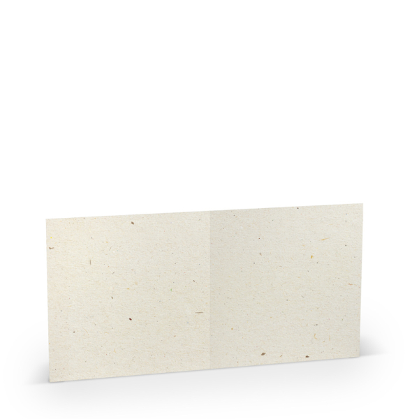 Doppelkarte quadratisch, 5 Stk, Terra Vanilla