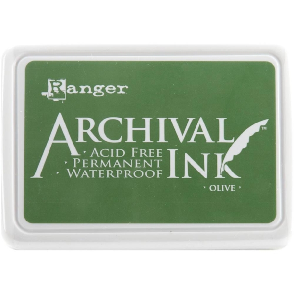 Stempelkissen Ranger Archival Ink - Olive