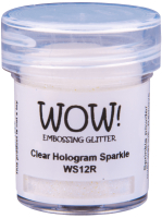 WOW! Embossingpulver Clear Hologram Sparkle