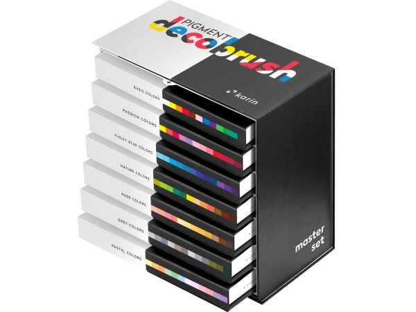 Karin Pigment DecoBrush Master Set 84 Farben