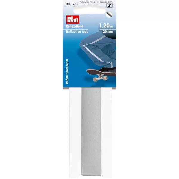Prym Reflex-Band Selbstklebend – 120 x 2 cm