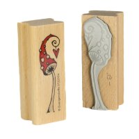 Zwergenstoffe Fliegenpilz Stempel – Fliepi mit Herz...