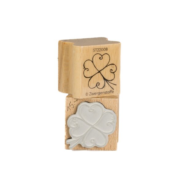 Zwergenstoffe Motivstempel kleiner Glücksklee