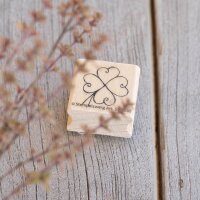Zwergenstoffe Motivstempel kleiner Glücksklee