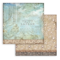 Stamperia Scrapbooking Block 12x12 inch - Lady Vagabond Backgrounds Selection