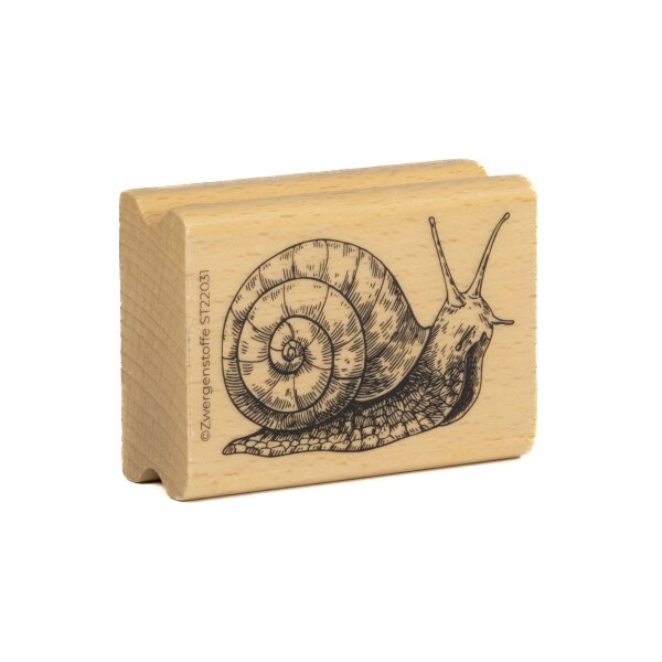 Zwergenstoffe Motivstempel – grosse Schnecke
