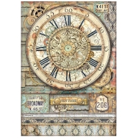 Stamperia Reispapier A4 Sir Vagabond Aviator Clock