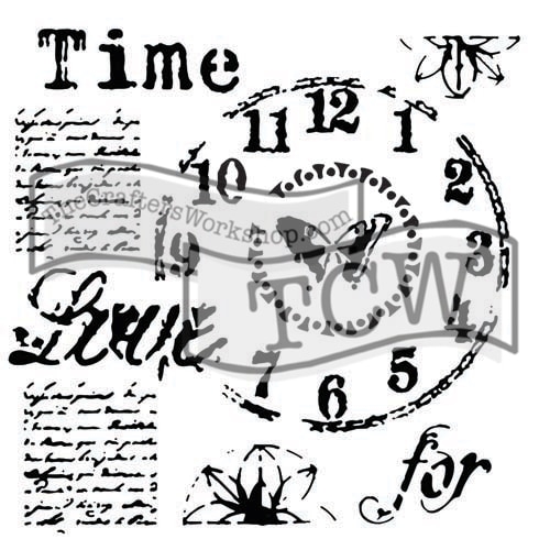 TCW Schablone - Time for Love 30x30cm