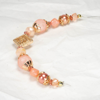 Design Elements Glass Bead Strand CALIENTE CORAL 1