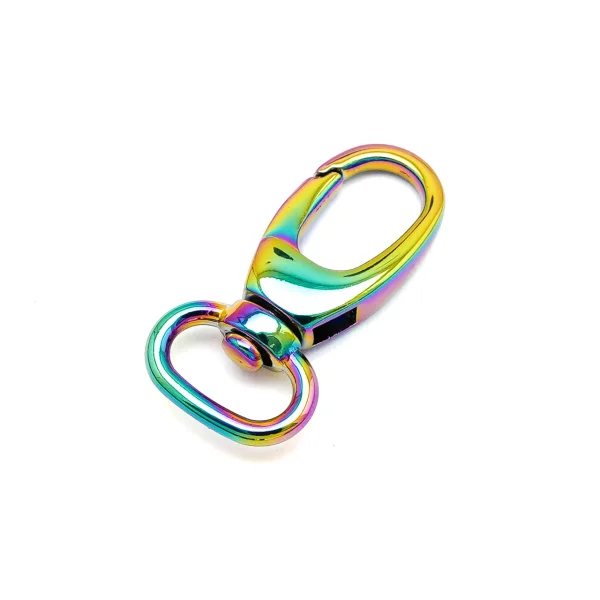 Karabiner für 12mm Band - Regenbogen