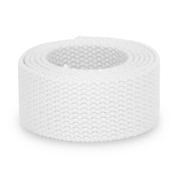 weiches Baumwollgurtband 30 mm Weiss
