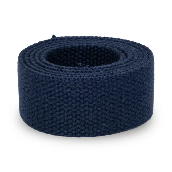 Weiches Baumwollgurtband 30 mm Marineblau