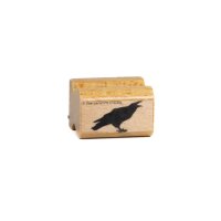 Zwergenstoffe Stempel – krähende Krähe