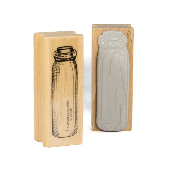 Zwergenstoffe Stempel - Fläschli