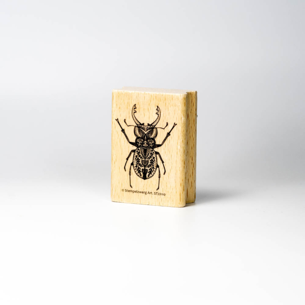 Zwergenstoffe Motivstempel magischer Käfer 40x50mm