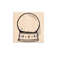 Zwergenstoffe Stempel – Schneekugel