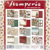 Stamperia Scrapbooking Block 12x12 inch - Classic Christmas
