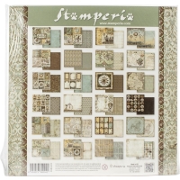 Stamperia Scrapbooking Block 12x12 inch - Voyages Fantastiques