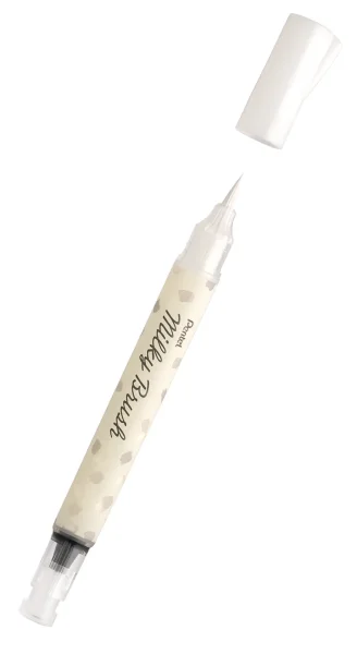 Pentel Milky Brush Pen WEISS