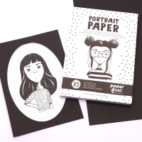 Paperfuel Portrait Paper DIN A5 35 Blatt Weiss