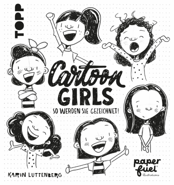 Buch - Paperfuel Cartoon Girls