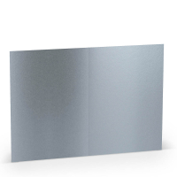 Rössler Paperado Doppelkarte B6 5er Set - Silber