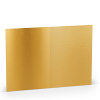 Rössler Paperado Doppelkarte B6 5er Set - Gold