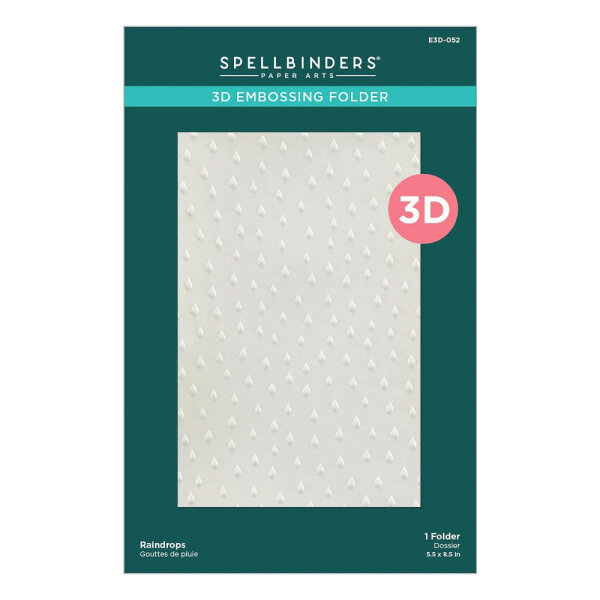 Spellbinders Prägeschablone - Raindrops