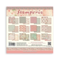 Stamperia Scrapbooking Block 12x12 inch - Rose Parfum...