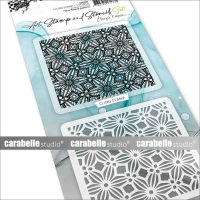 Carabelle Studio Art Stamp & Stencil Set - Star...